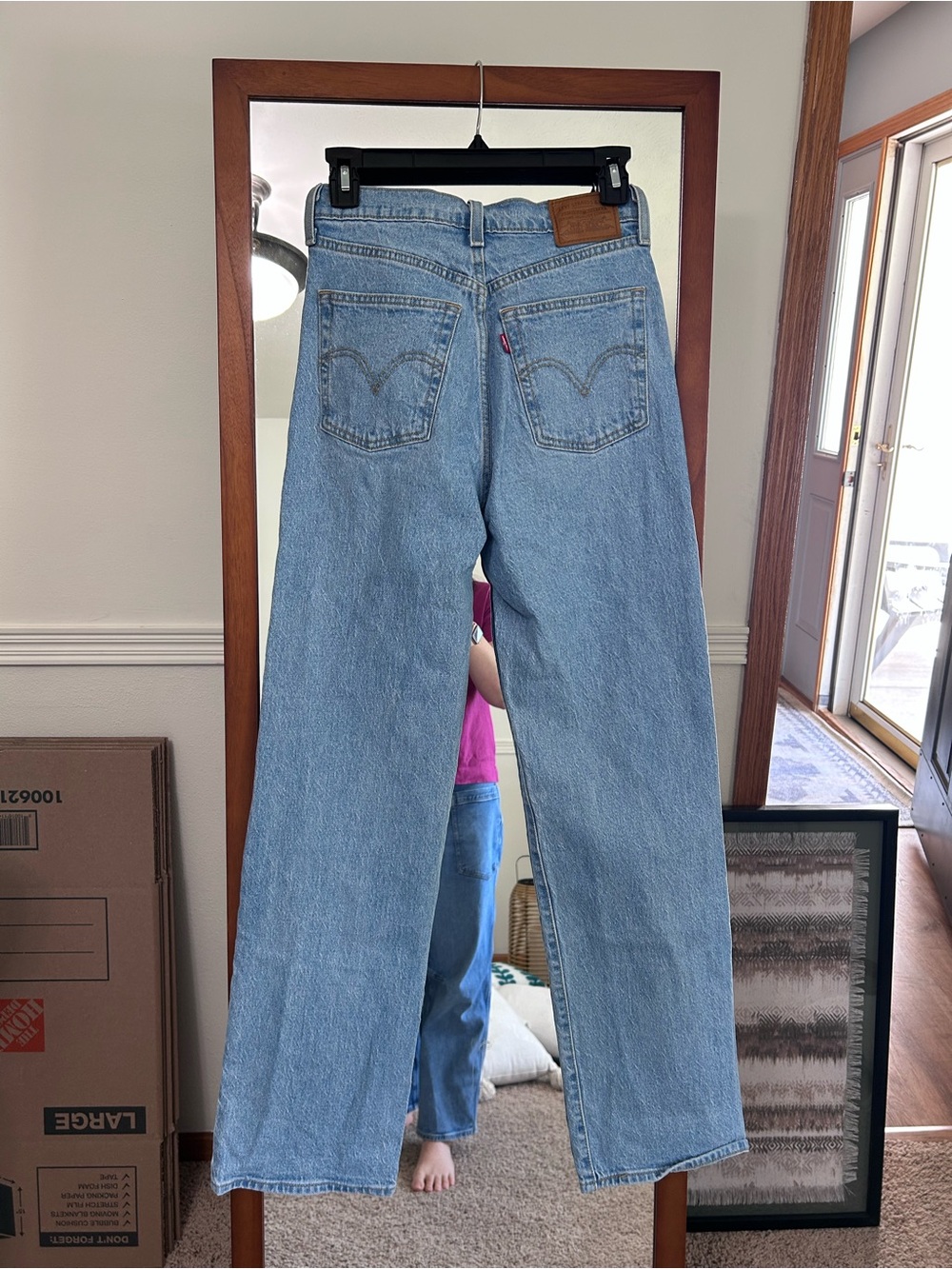 Levi’s Classic Women’s Straight-Leg Jeans - Blue - Picture 3 of 3